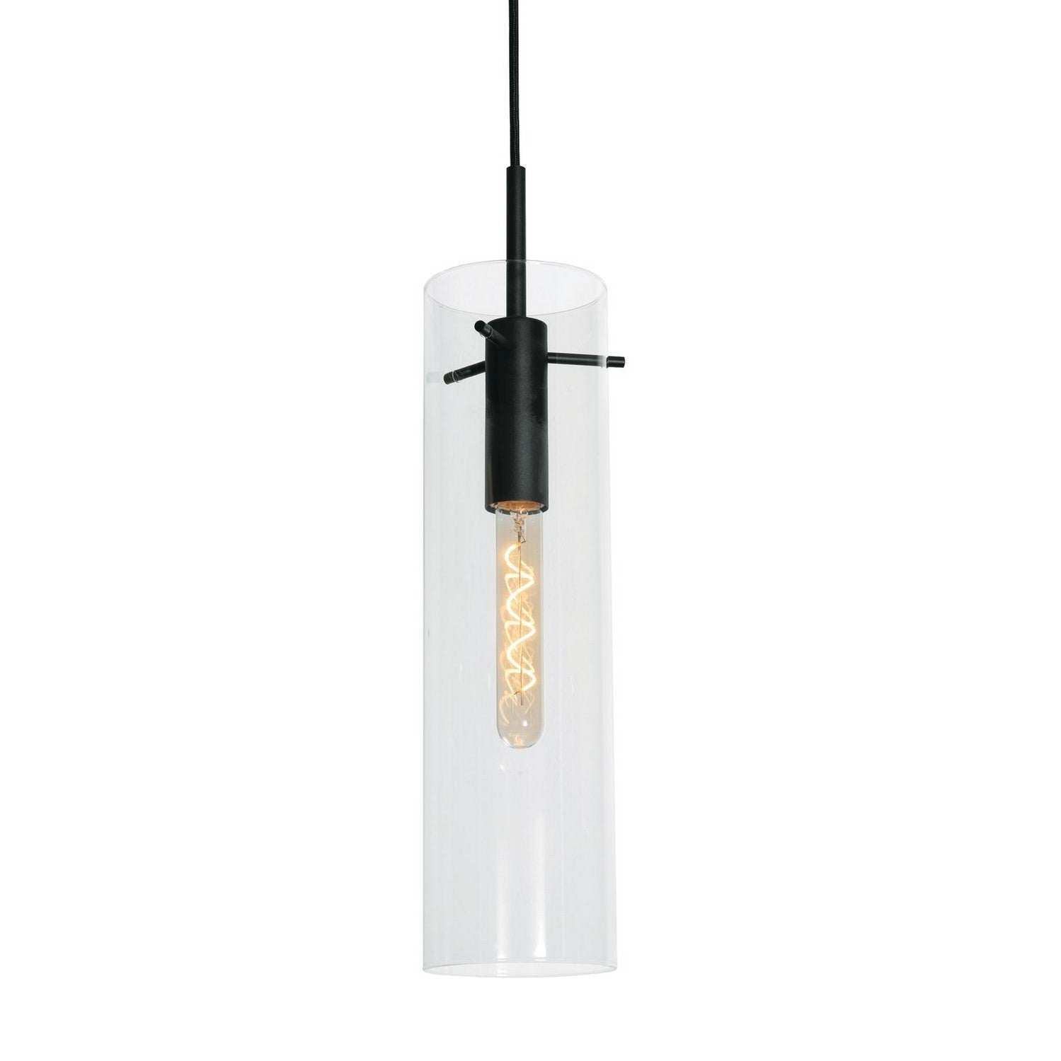AFX Lighting - VSAP05MBBK - One Light Pendant - Vista - Black