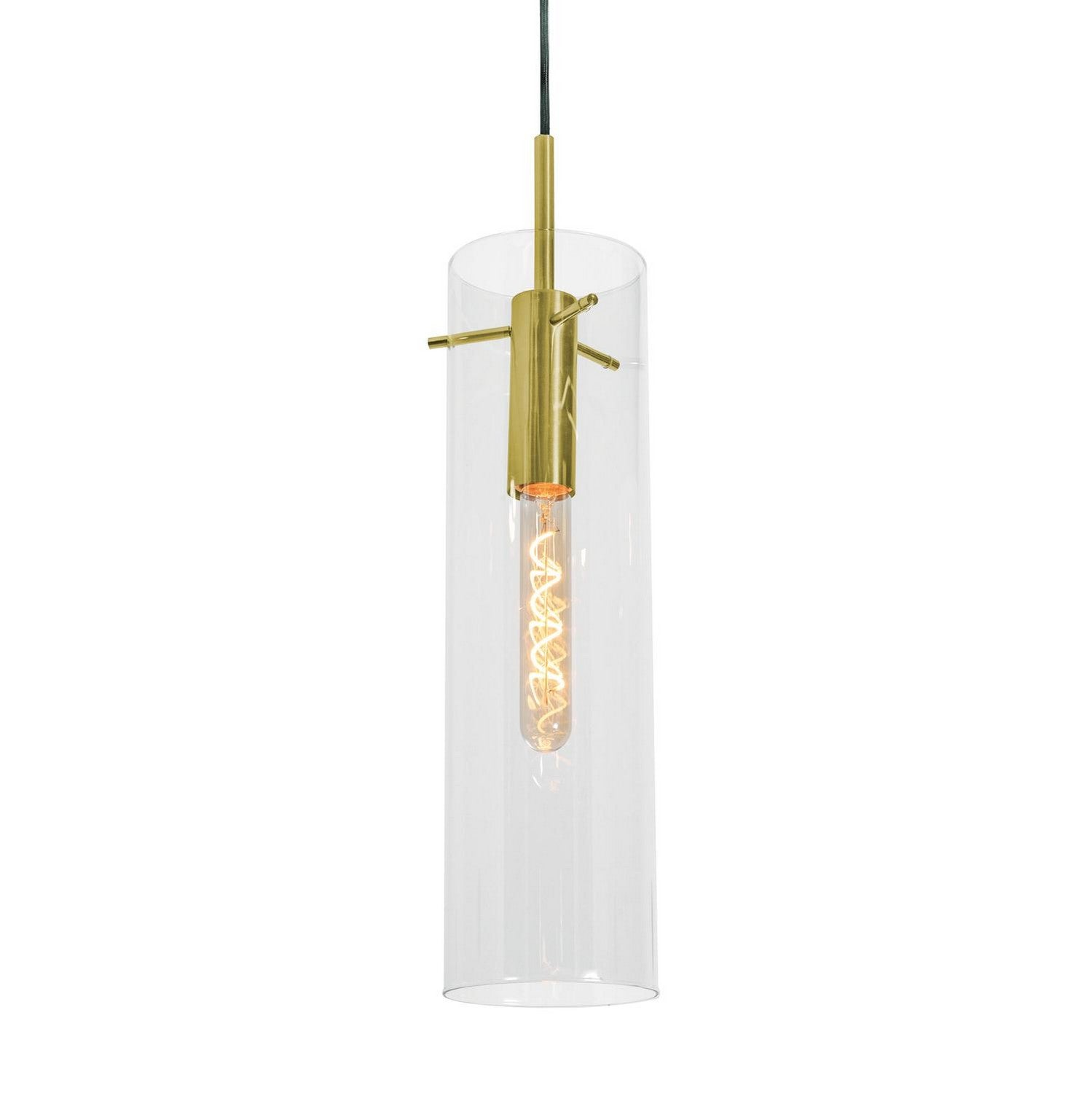AFX Lighting - VSAP05MBLB - One Light Pendant - Vista - Light Antique Brass