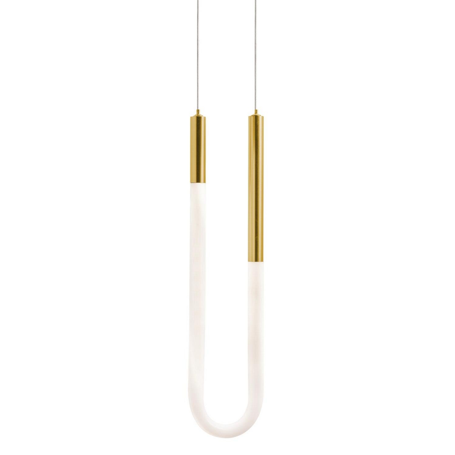 AFX Lighting - ADEP06LAJUDLB - LED Pendant - Adel - Light Antique Brass