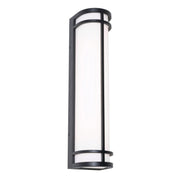 AFX Lighting - CRNW0624LAJUDBK - LED Outdoor Wall Sconce - Crain - Black