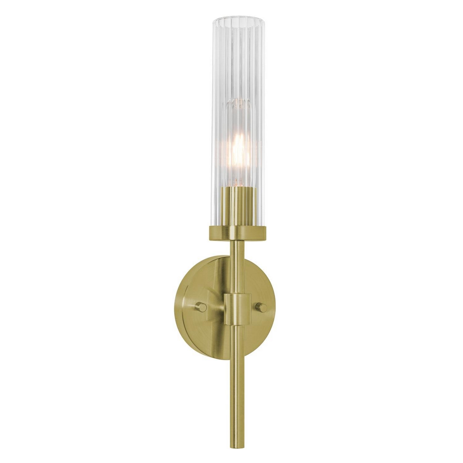 AFX Lighting - HNTS0518MBLB - One Light Wall Sconce - Huntington - Light Antique Brass