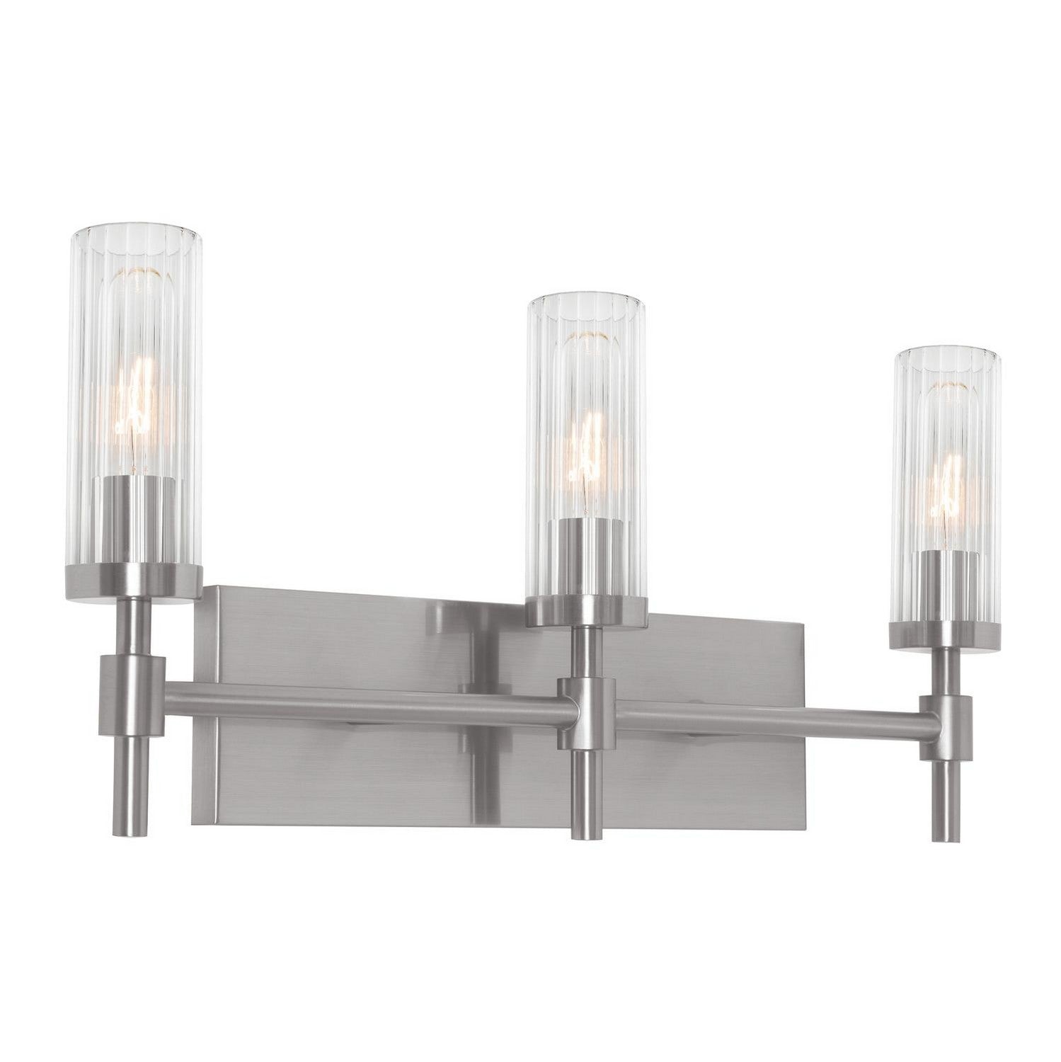 AFX Lighting - HNTV2411MBSN - Three Light Vanity - Huntington - Satin Nickel