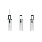 AFX Lighting - HOUP04MBBKLNR3 - Three Light Linear Pendant - Houston - Black