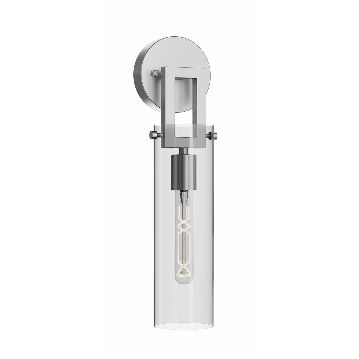 AFX Lighting - HOUS0517MBSN - One Light Wall Sconce - Houston - Satin Nickel