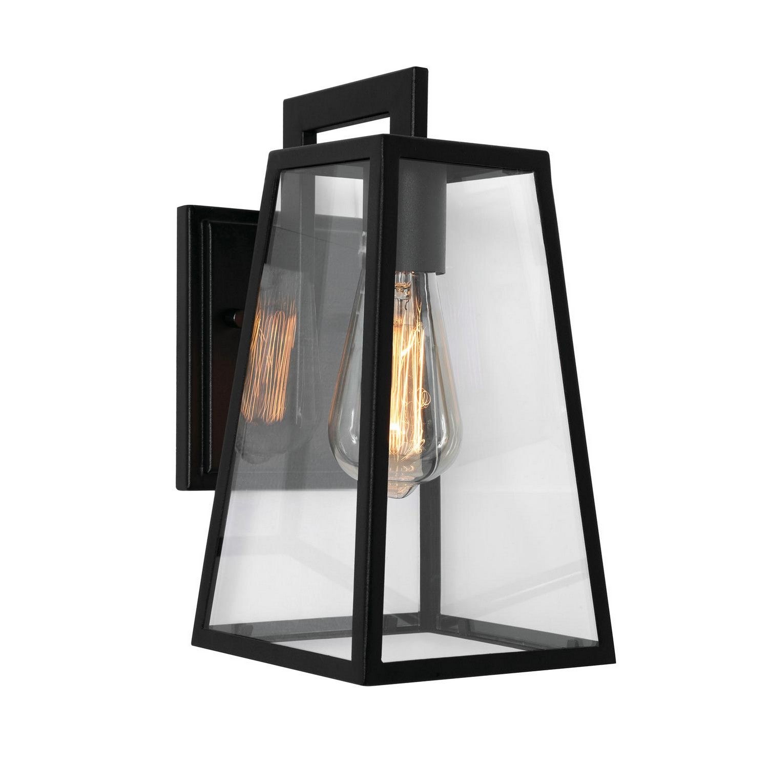 AFX Lighting - JOPW0712MBBK - One Light Outdoor Wall Sconce - Joplin - Black