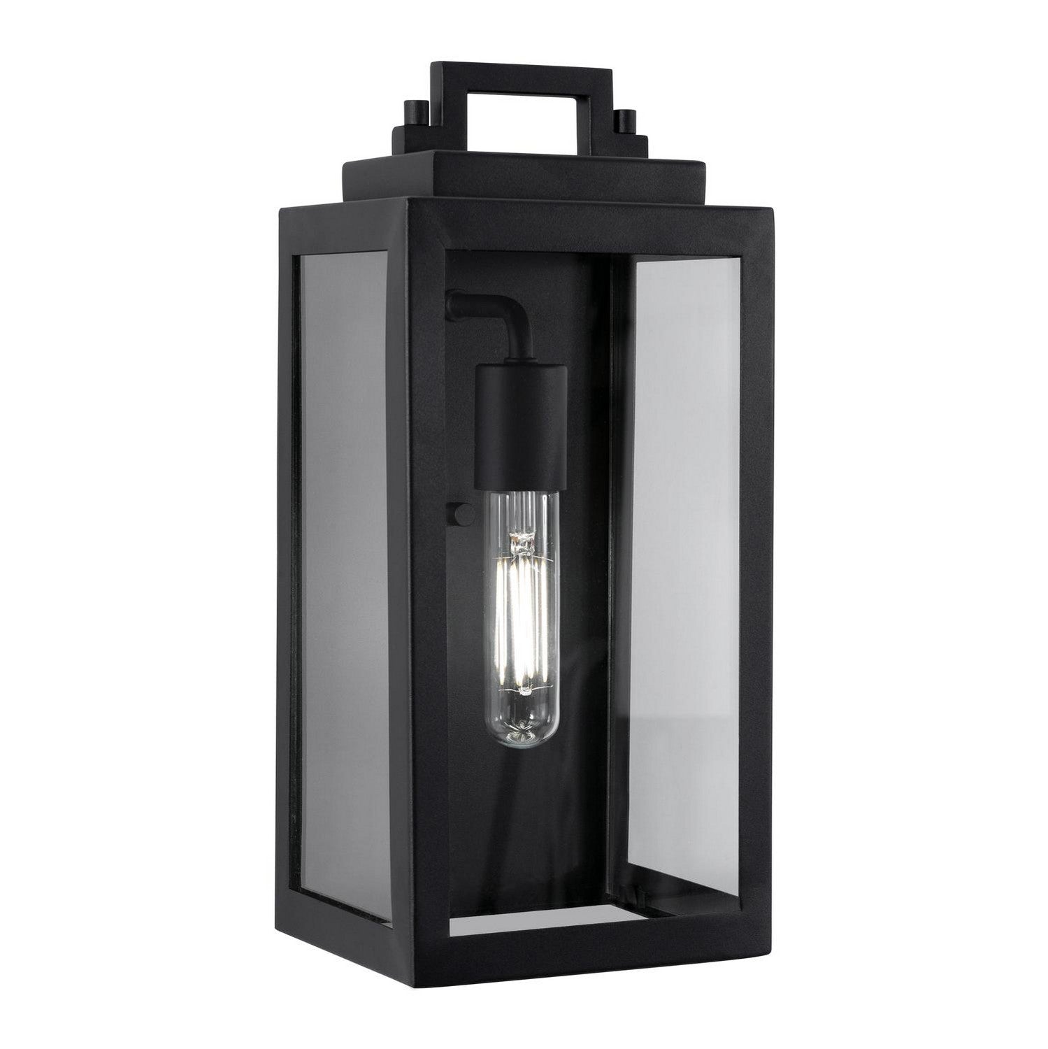 AFX Lighting - KANW0714MBBK - One Light Outdoor Wall Sconce - Kansas - Black
