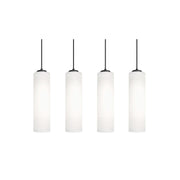 AFX Lighting - LEOP0412MBBKLNR4 - Four Light Linear Pendant - Leo - Black