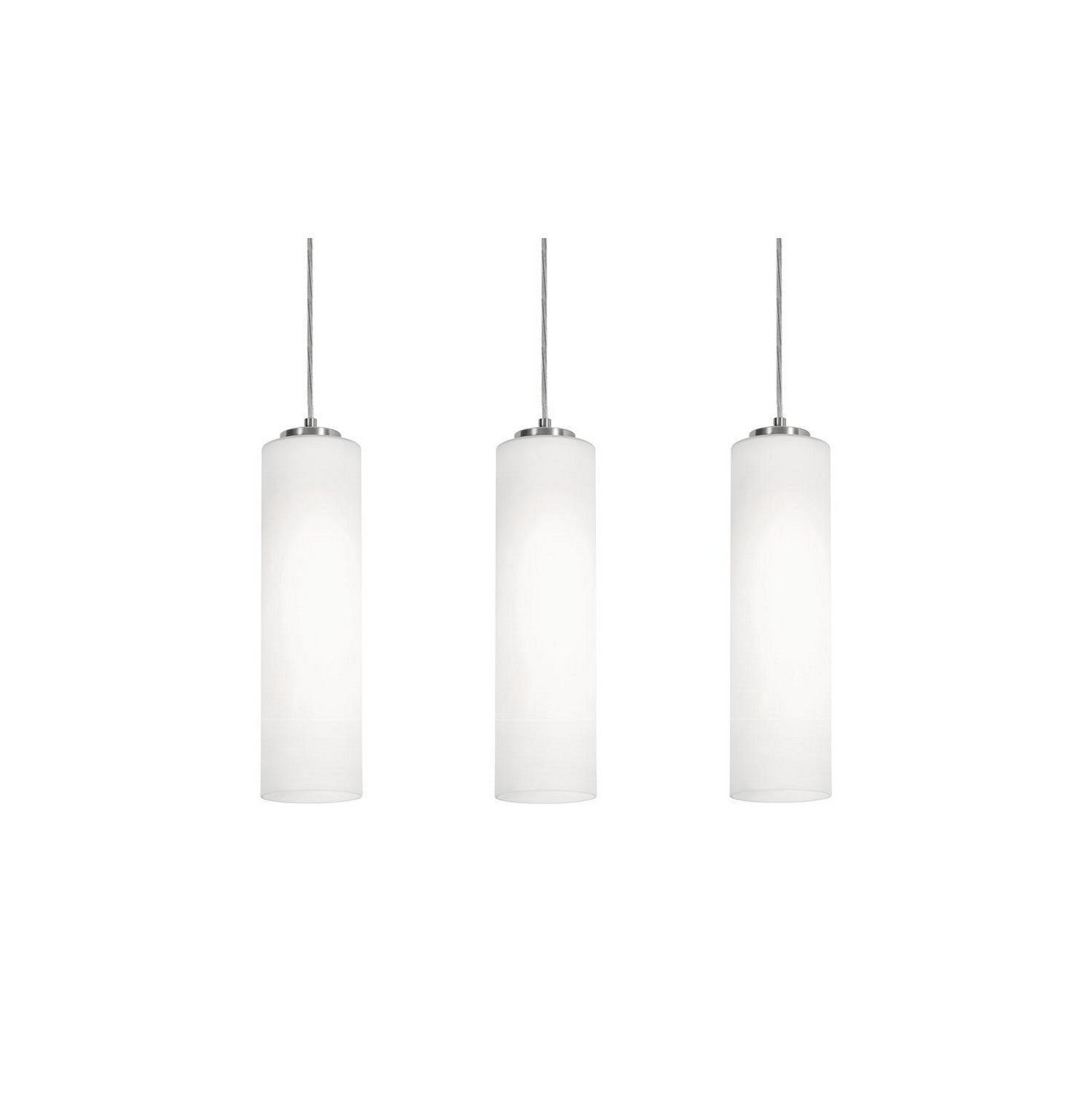 AFX Lighting - LEOP0412MBSNLNR3 - Three Light Linear Pendant - Leo - Satin Nickel