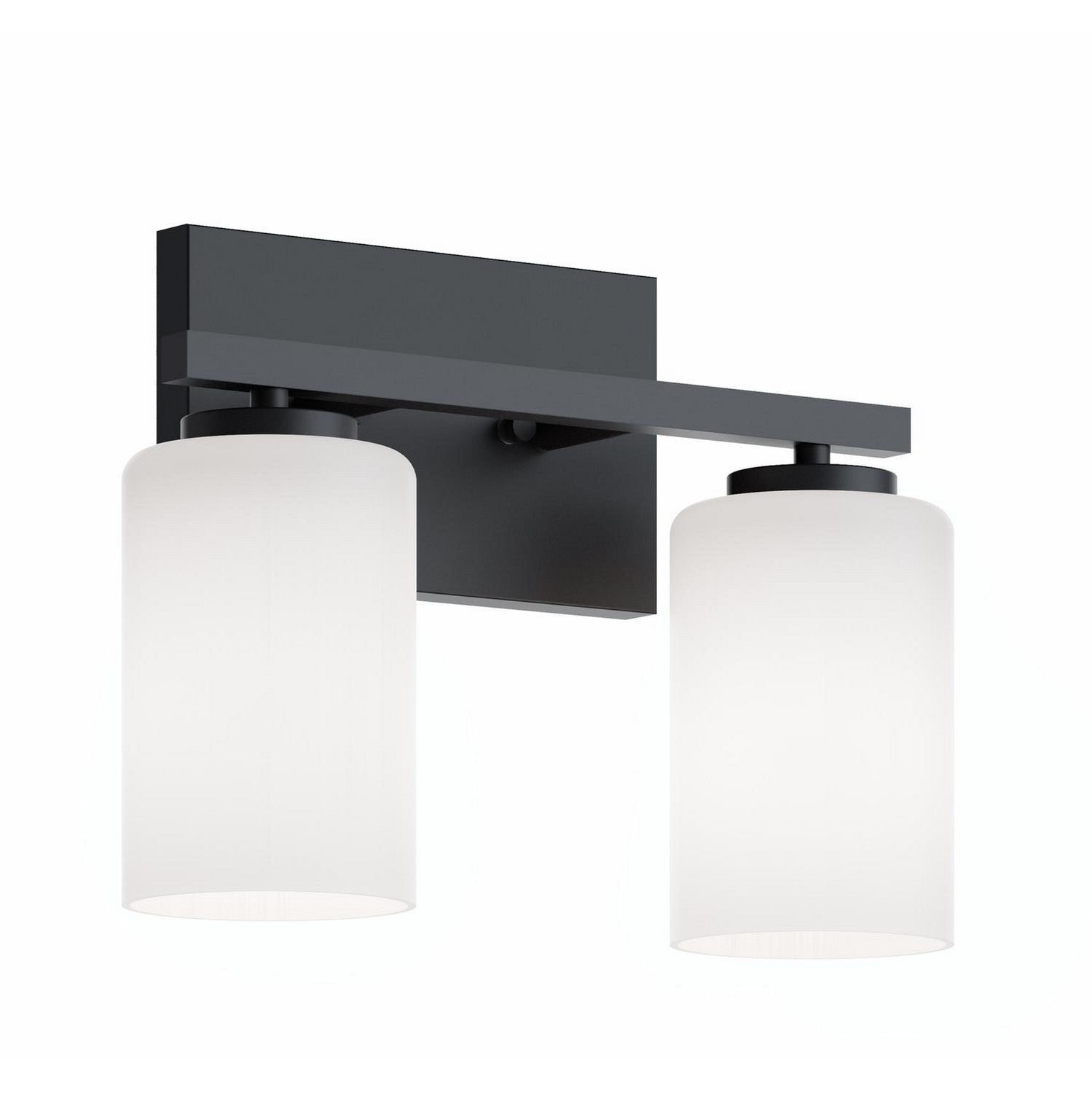 AFX Lighting - LEOV1309MBBK - Two Light Vanity - Leo - Black