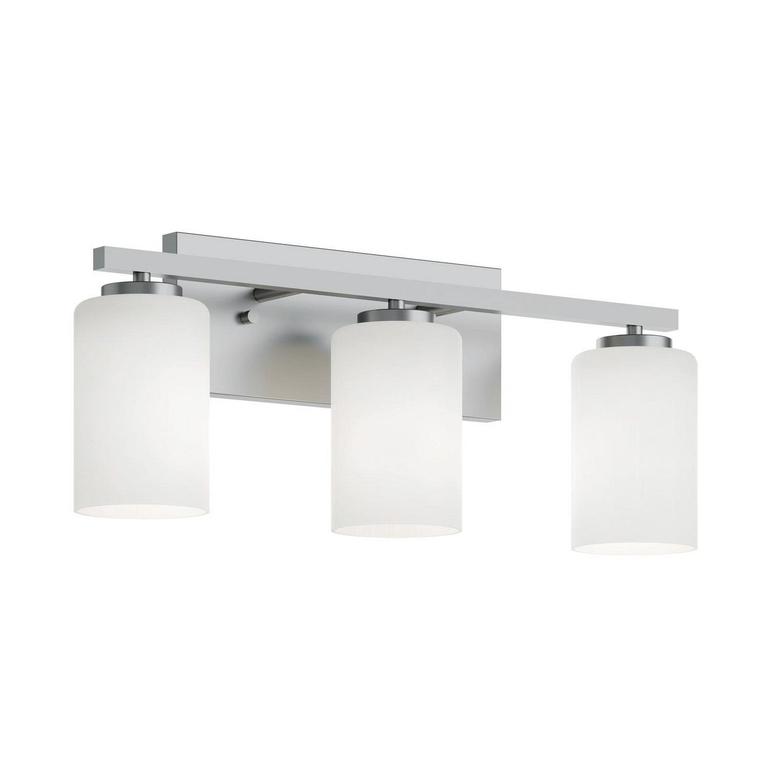 AFX Lighting - LEOV2209MBSN - Three Light Vanity - Leo - Satin Nickel