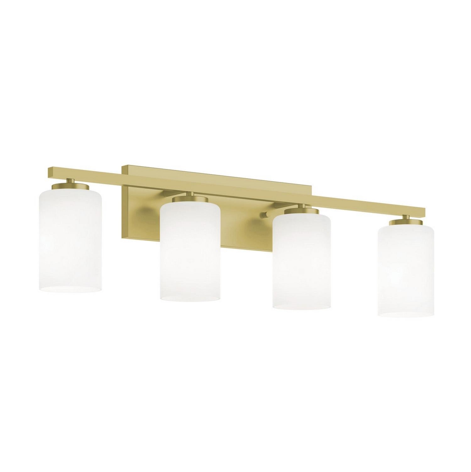 AFX Lighting - LEOV3109MBLB - Four Light Vanity - Leo - Light Antique Brass