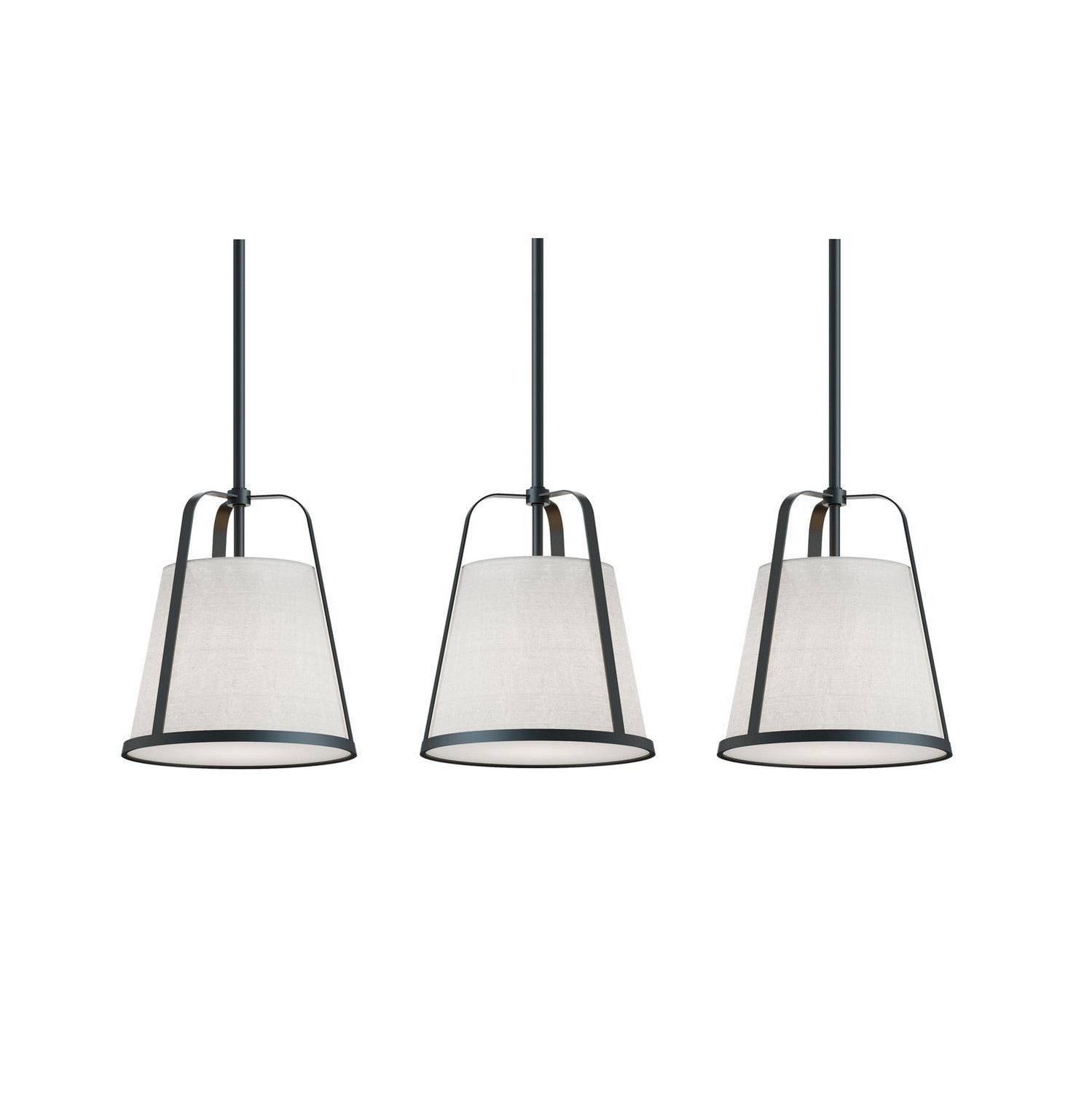 AFX Lighting - LIZP10MBBKLNR3 - Three Light Linear Pendant - Lizzette - Black