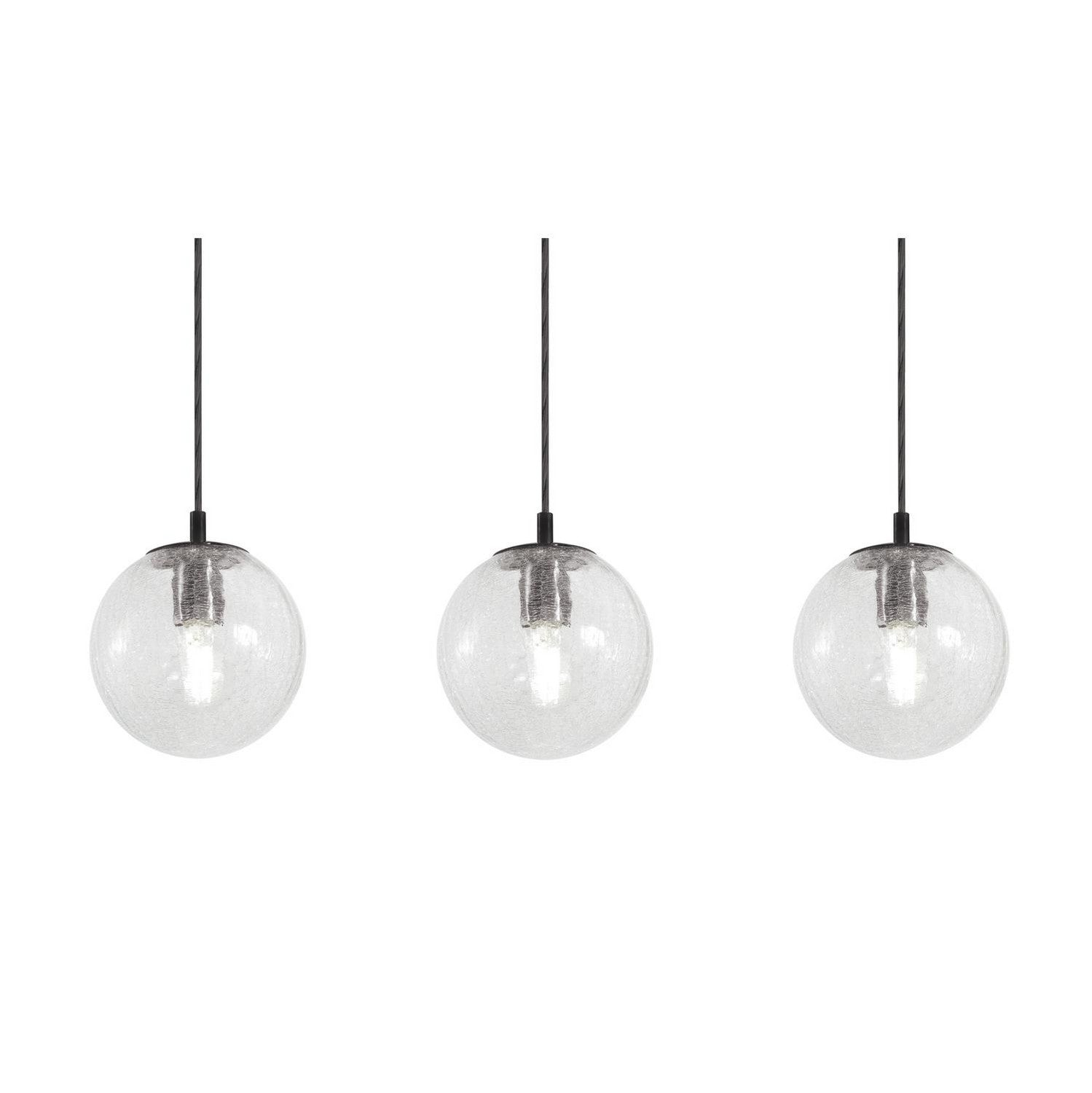 AFX Lighting - PLAP07MBBKLNR3 - Three Light Linear Pendant - Palla - Black