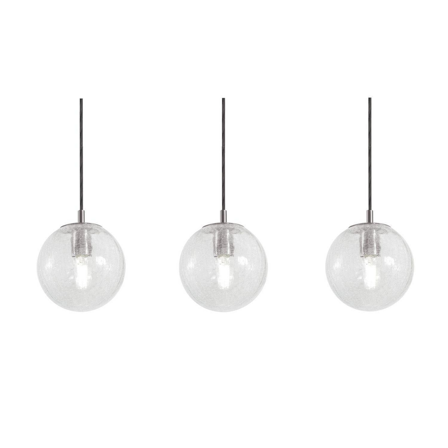 AFX Lighting - PLAP07MBSNLNR3 - Three Light Linear Pendant - Palla - Satin Nickel