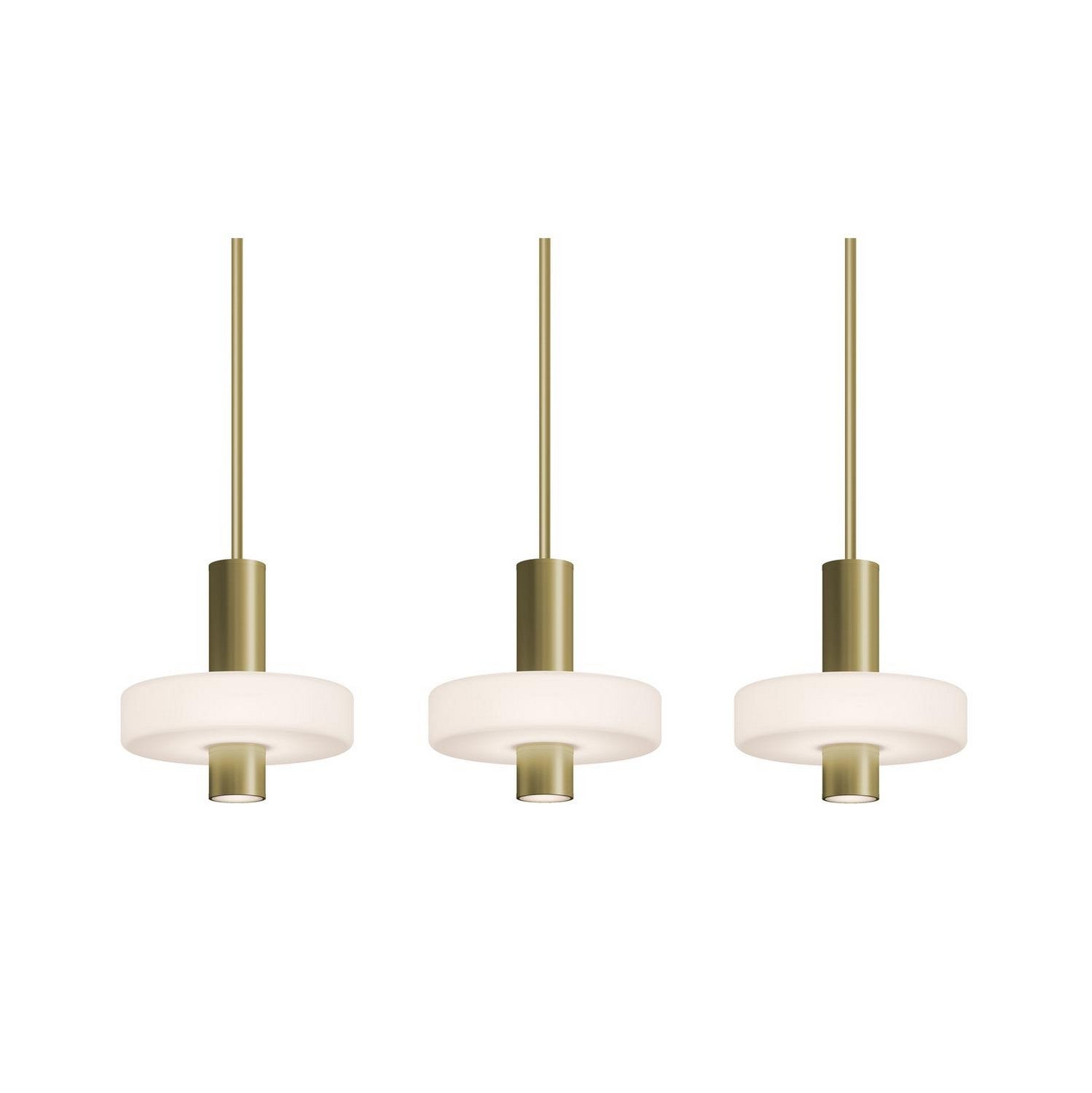 AFX Lighting - SYDP10LAJUDLBLNR3 - LED Linear Pendant - Sydney - Light Antique Brass