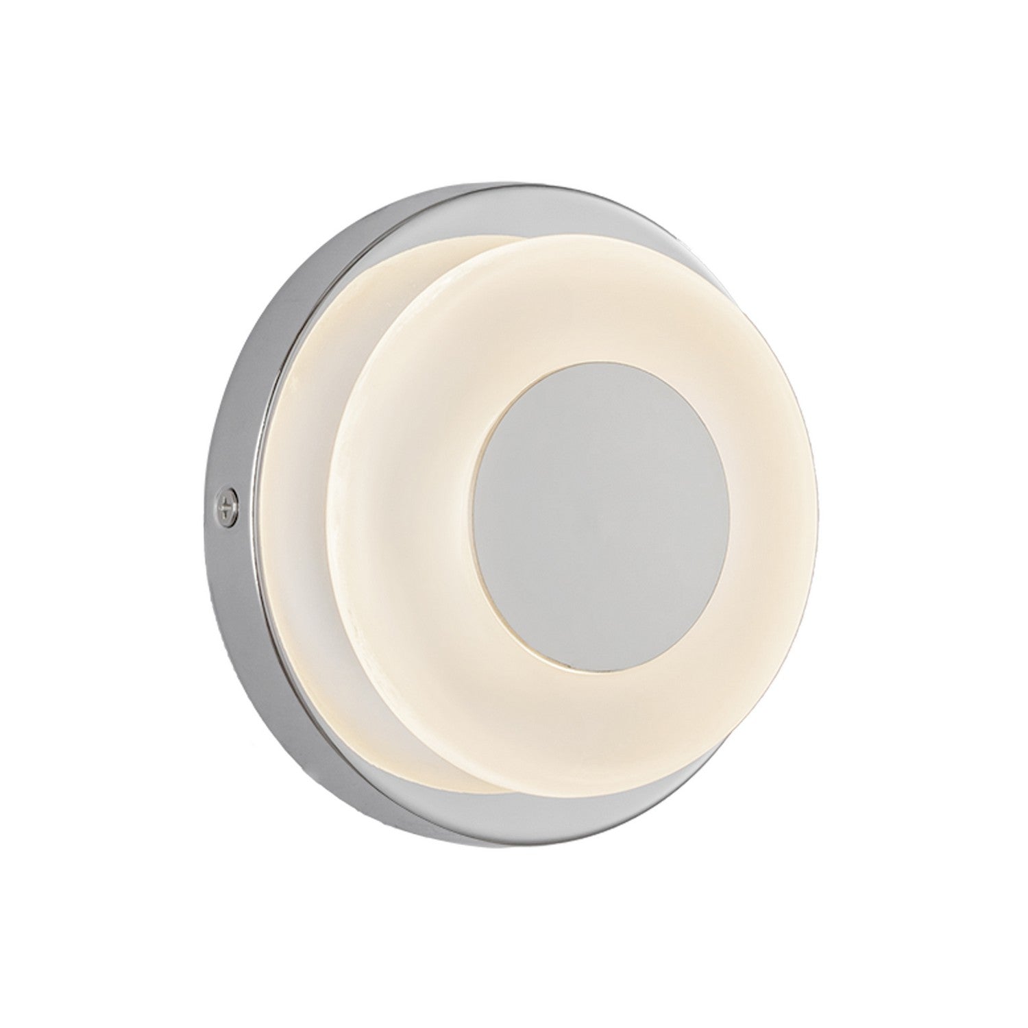 Kuzco Lighting - WS97204-CH/FR - LED Wall Sconce - Stephord - Chrome/Frosted Glass