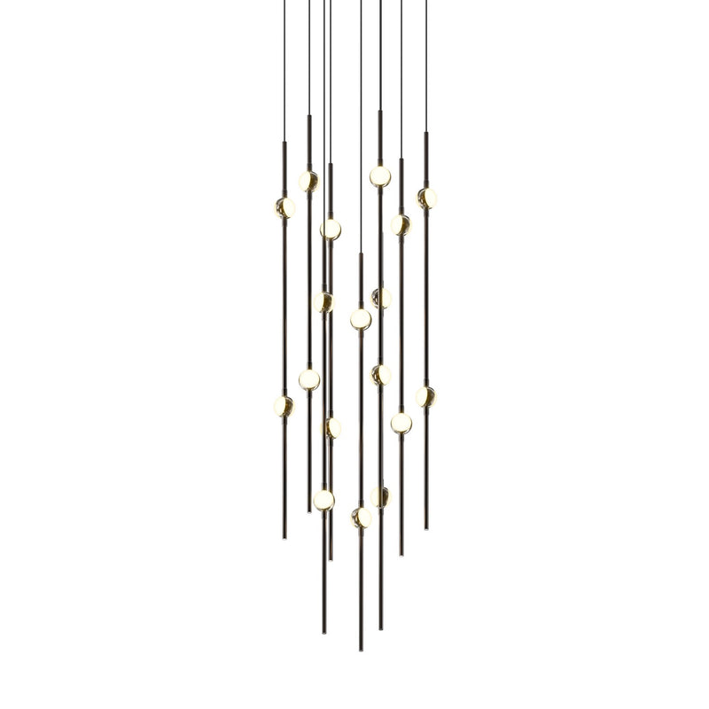Sonneman - 2012.33W-22 - LED Pendant - Constellation - Espresso Black