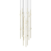 Sonneman - 2012.38C-27 - LED Pendant - Constellation - Satin Brass
