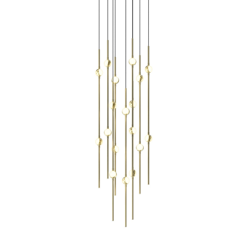 Sonneman - 2012.38W - LED Pendant - Constellation - Satin Brass