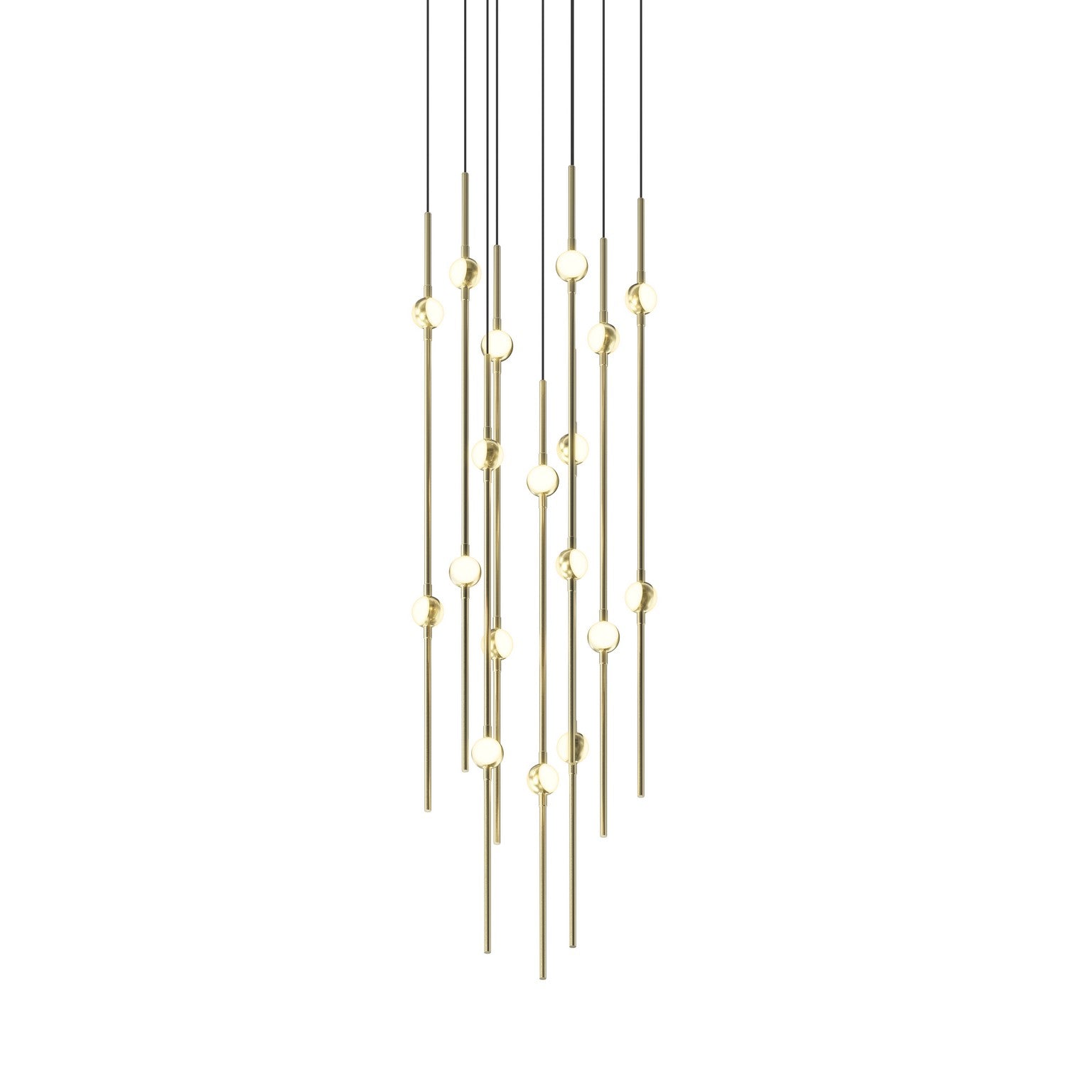Sonneman - 2012.38W-27-J20 - LED Pendant - Constellation - Satin Brass