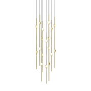 Sonneman - 2012.38W-27-J20 - LED Pendant - Constellation - Satin Brass