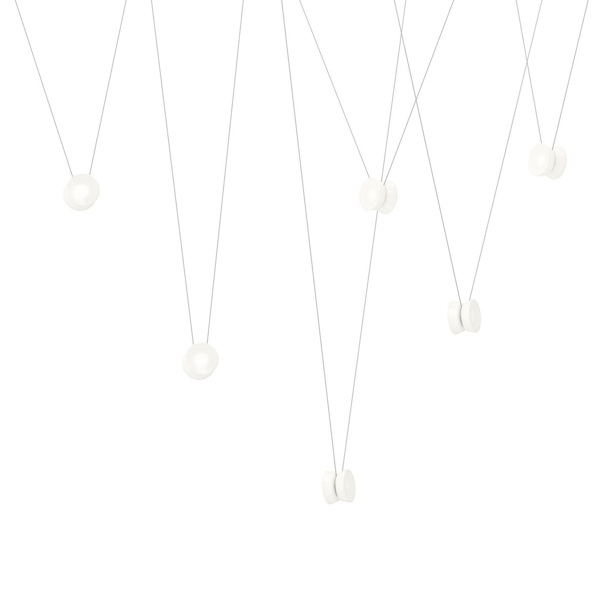 Sonneman - 3471.77W-S6 - LED Luminaire Configuration - Yo - Natural Anodized w/ White Shade