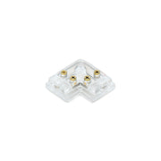 W.A.C. Lighting - T24-DU-L-CL - L Connector - Invisiled Duet - Clear