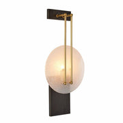 Arteriors - DWC30 - One Light Wall Sconce - Clover - Clear Seedy/Antique Brass/Bronze