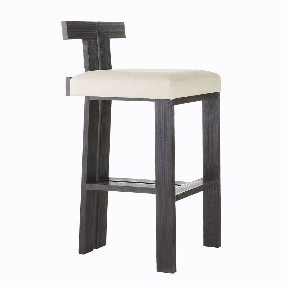 Arteriors - FSI14 - Bar Stool - Enola - Natural/Ebony/Antique Brass