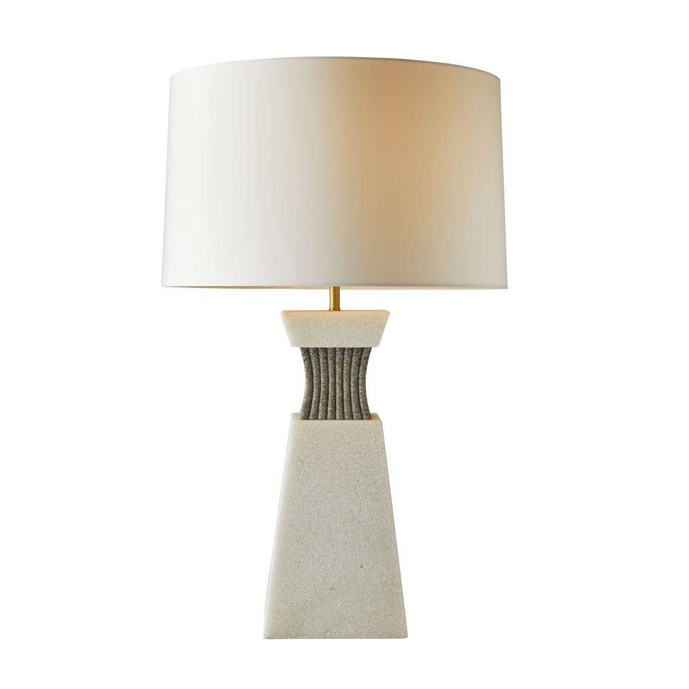 Arteriors - PTC47-SH050 - One Light Table Lamp - Dynasty - Ivory/Graphite/Antique Brass/Off-White/Off-White