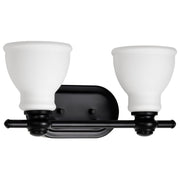 Nuvo Lighting - 60-8022 - Two Light Vanity - Russel - Matte Black