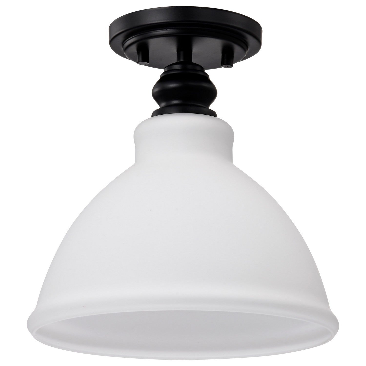 Nuvo Lighting - 60-8025 - Semi Flush Mount - Russel - Matte Black