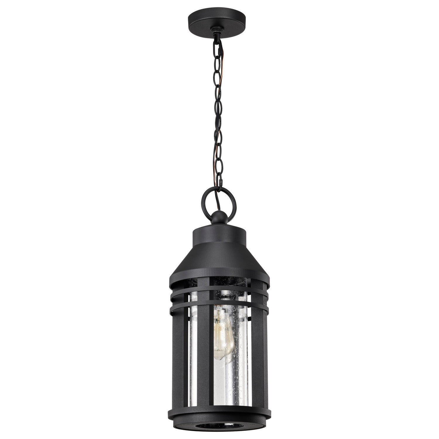 Nuvo Lighting - 60-8104 - One Light Hanging Lantern - Wilton - Matte Black
