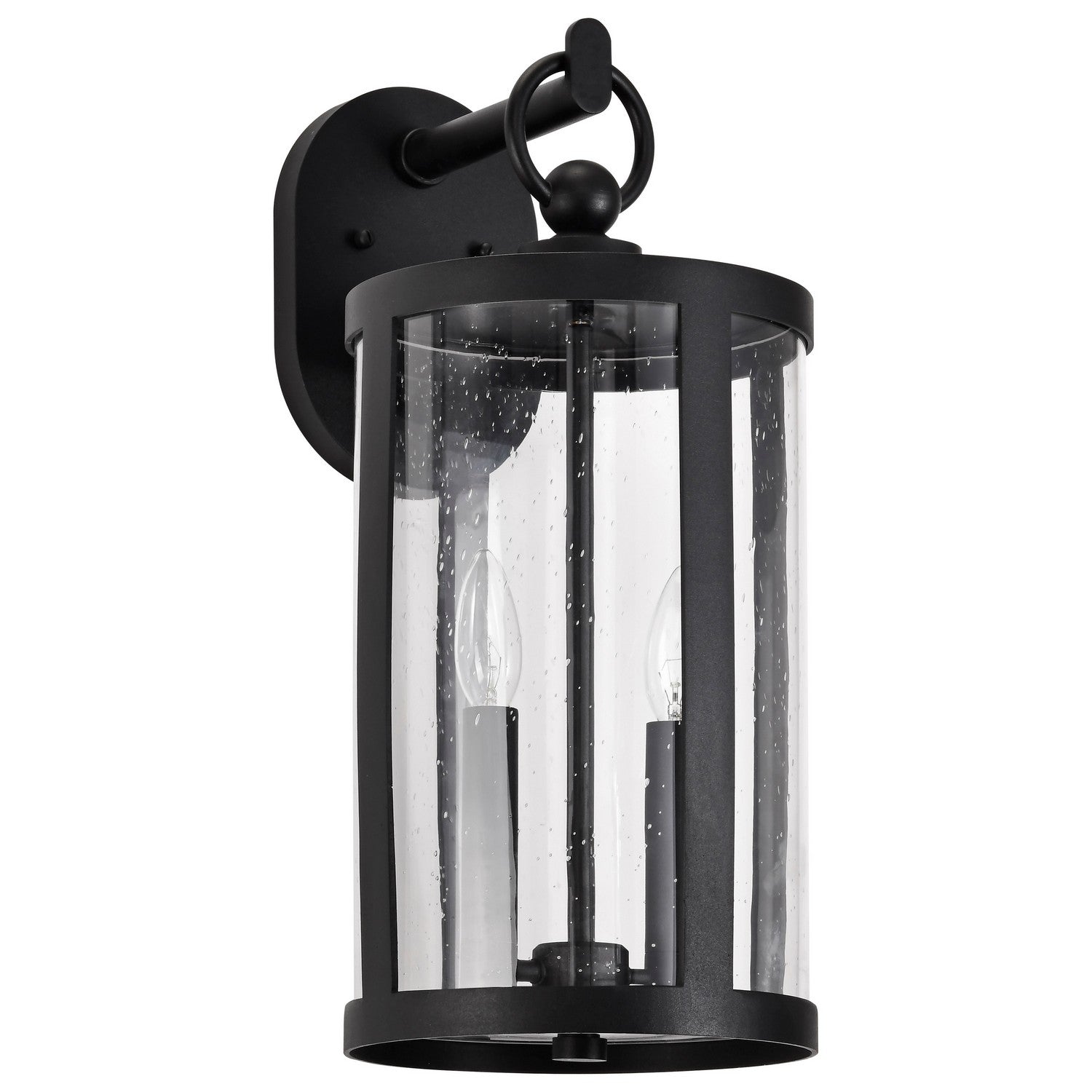 Nuvo Lighting - 60-8112 - Two Light Wall Lantern - Broadstone - Matte Black