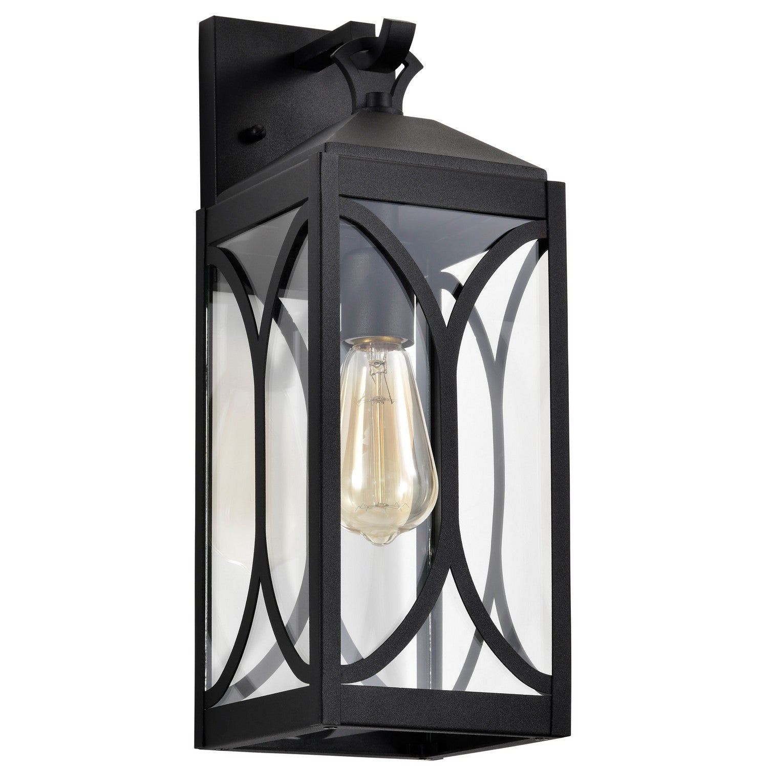Nuvo Lighting - 60-8122 - One Light Wall Lantern - Oaklyn - Matte Black