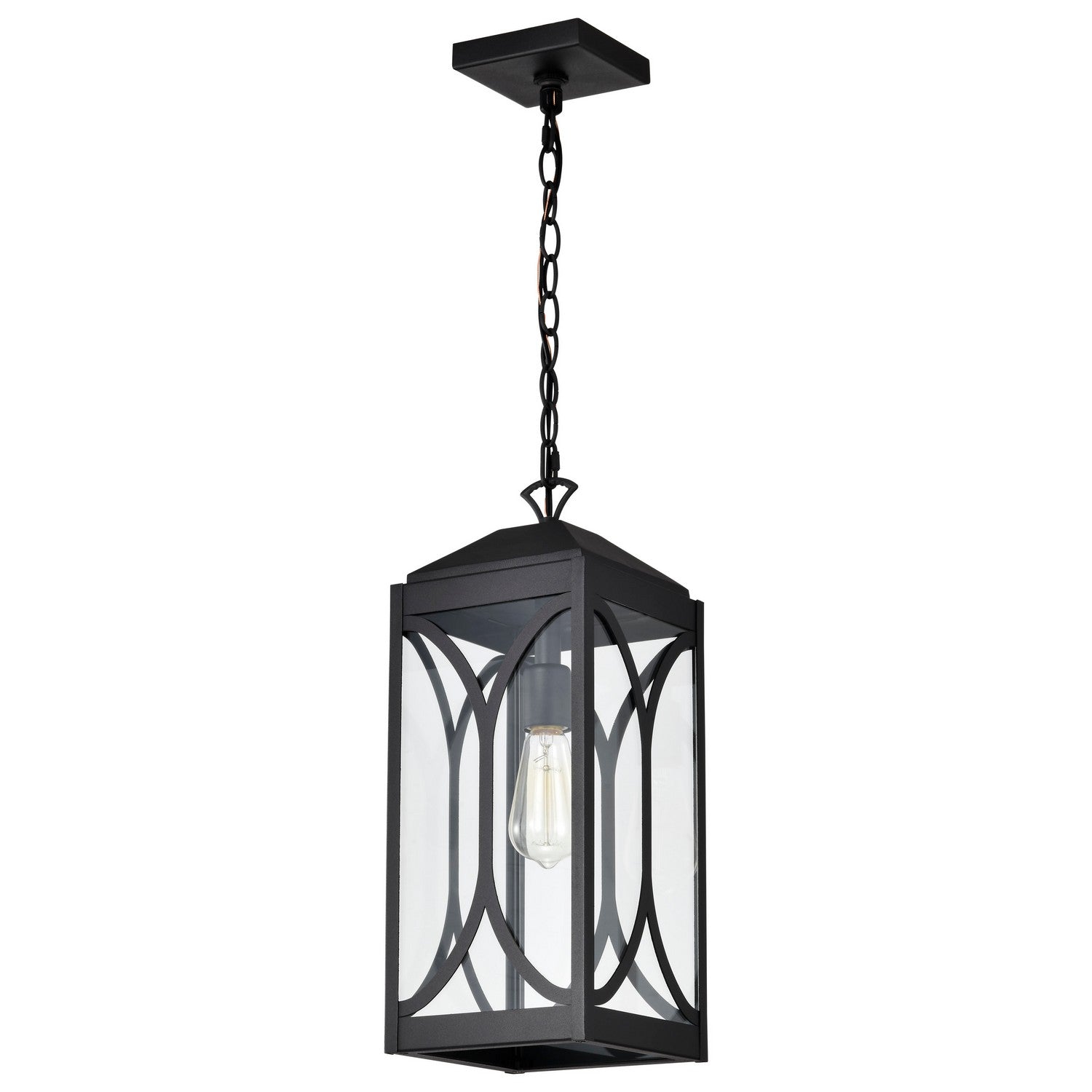 Nuvo Lighting - 60-8125 - One Light Hanging Lantern - Oaklyn - Matte Black