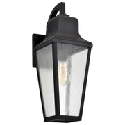 Nuvo Lighting - 60-8133 - One Light Wall Lantern - Lawrence - Matte Black