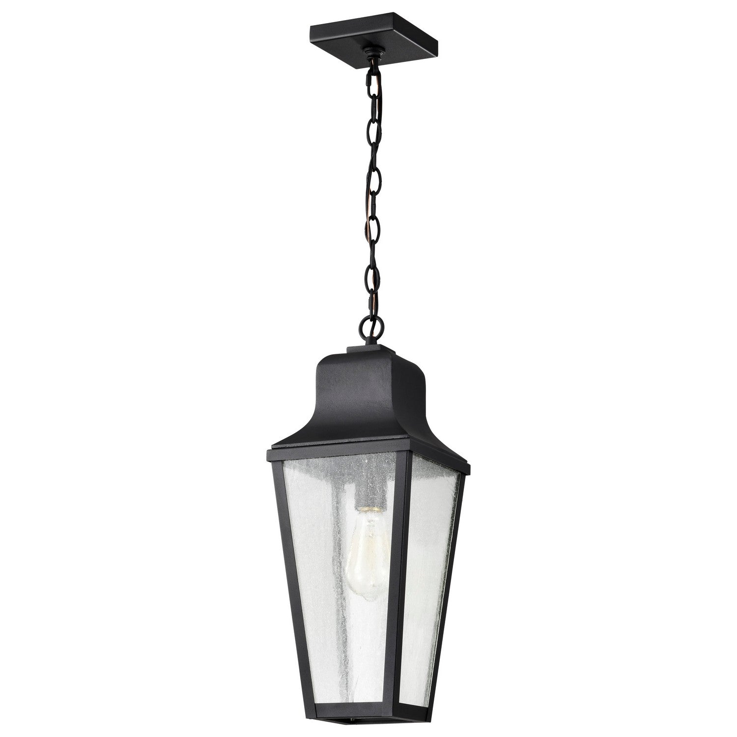 Nuvo Lighting - 60-8135 - One Light Hanging Lantern - Lawrence - Matte Black