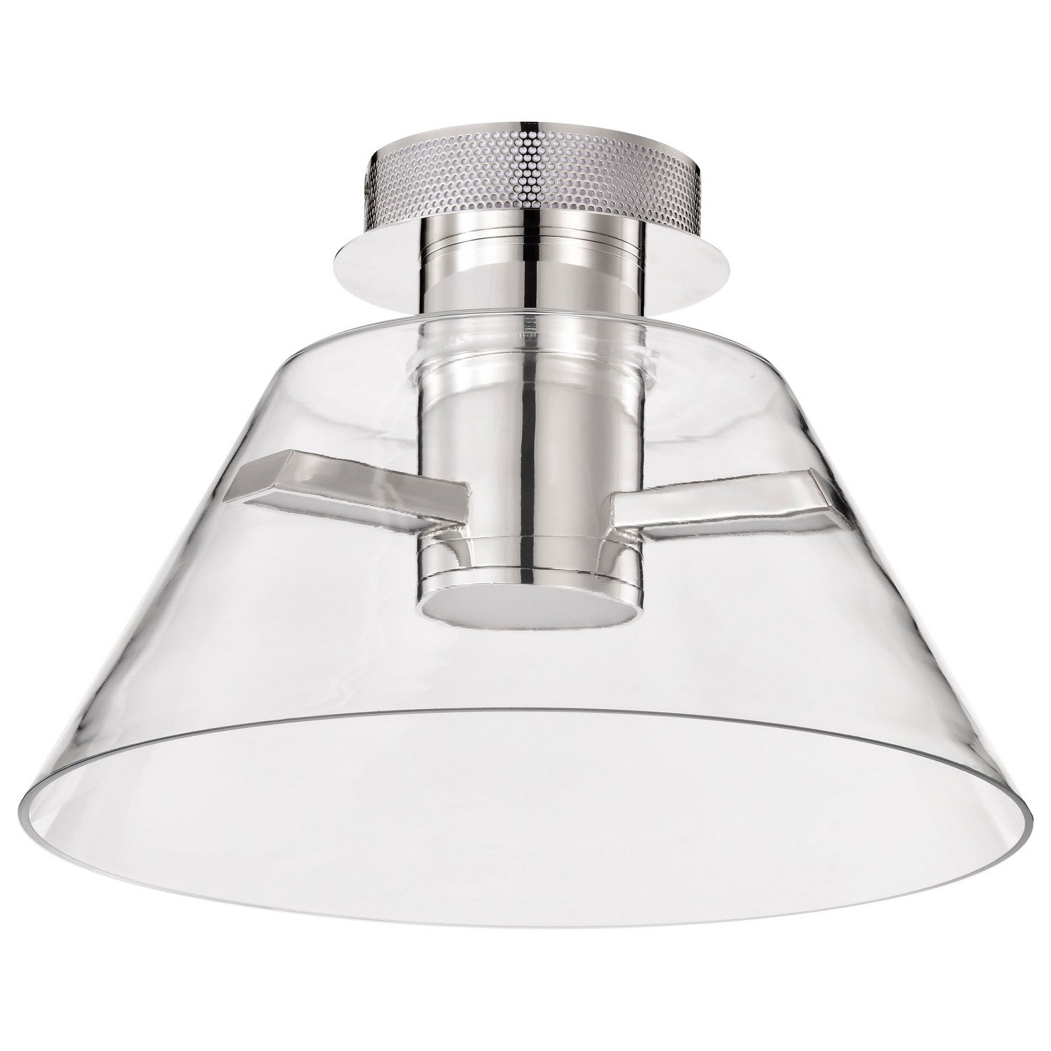Nuvo Lighting - 62-2053 - LED Semi Flush Mount - Edmond - Polished Nickel