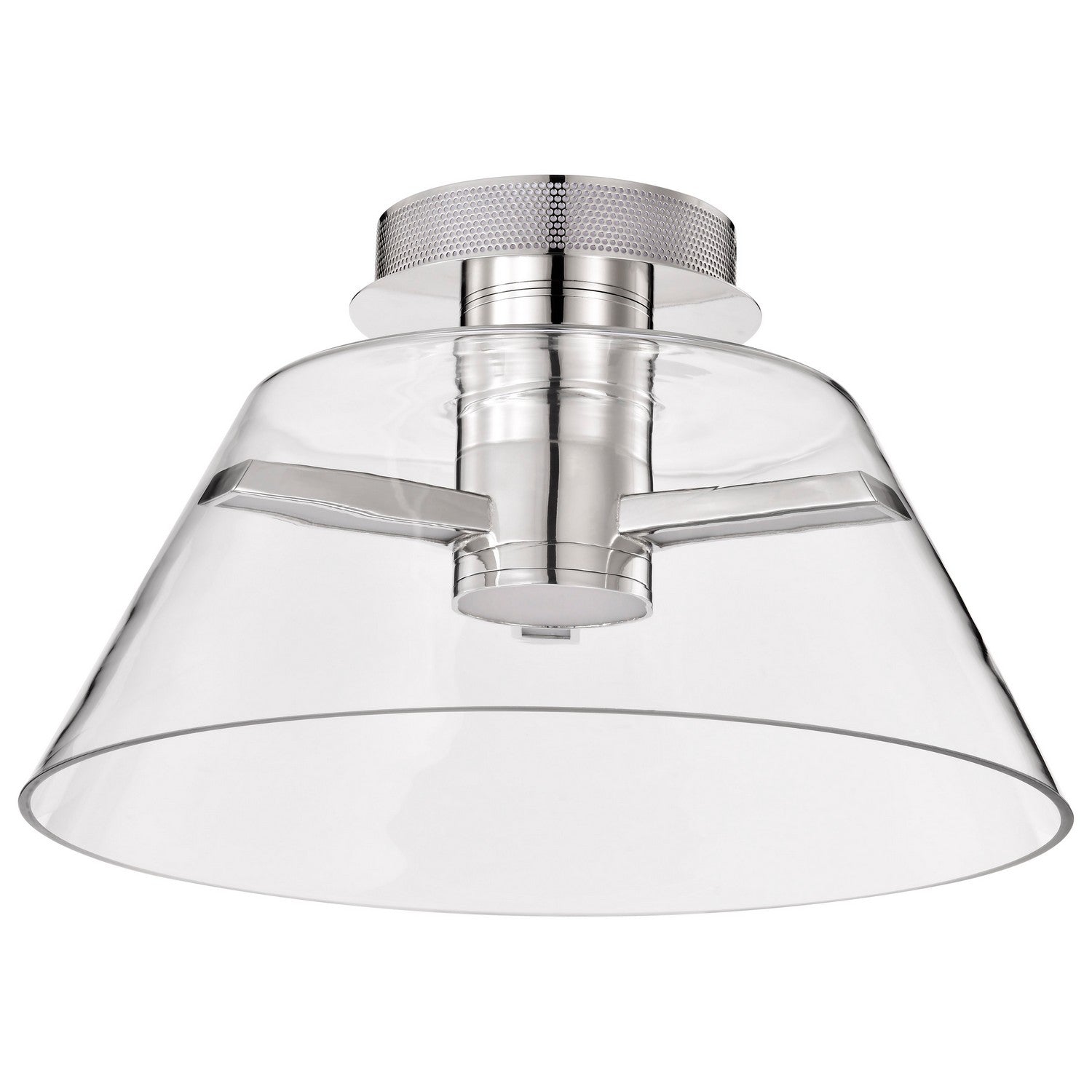 Nuvo Lighting - 62-2054 - LED Semi Flush Mount - Edmond - Polished Nickel