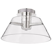 Nuvo Lighting - 62-2054 - LED Semi Flush Mount - Edmond - Polished Nickel