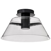 Nuvo Lighting - 62-2064 - LED Semi Flush Mount - Edmond - Matte Black