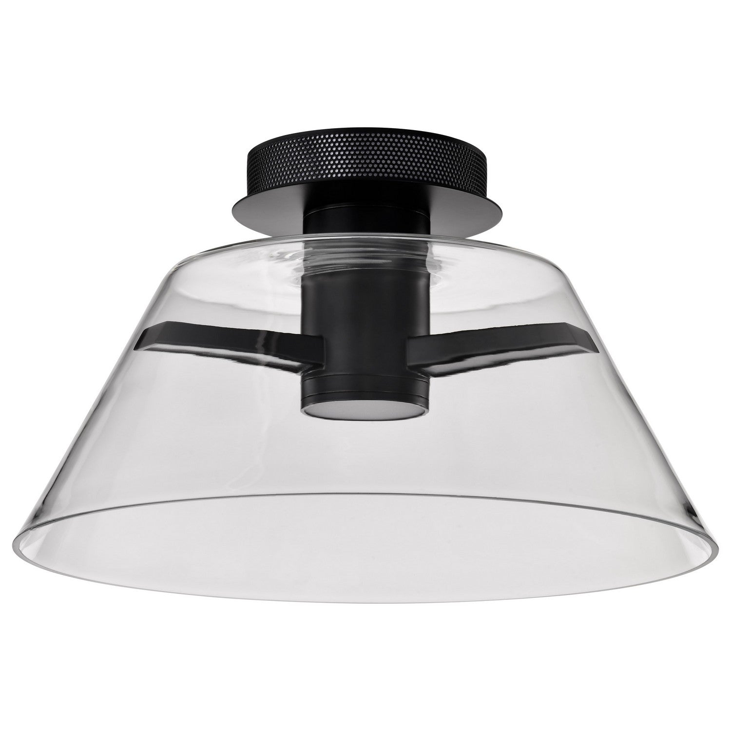 Nuvo Lighting - 62-2064 - LED Semi Flush Mount - Edmond - Matte Black