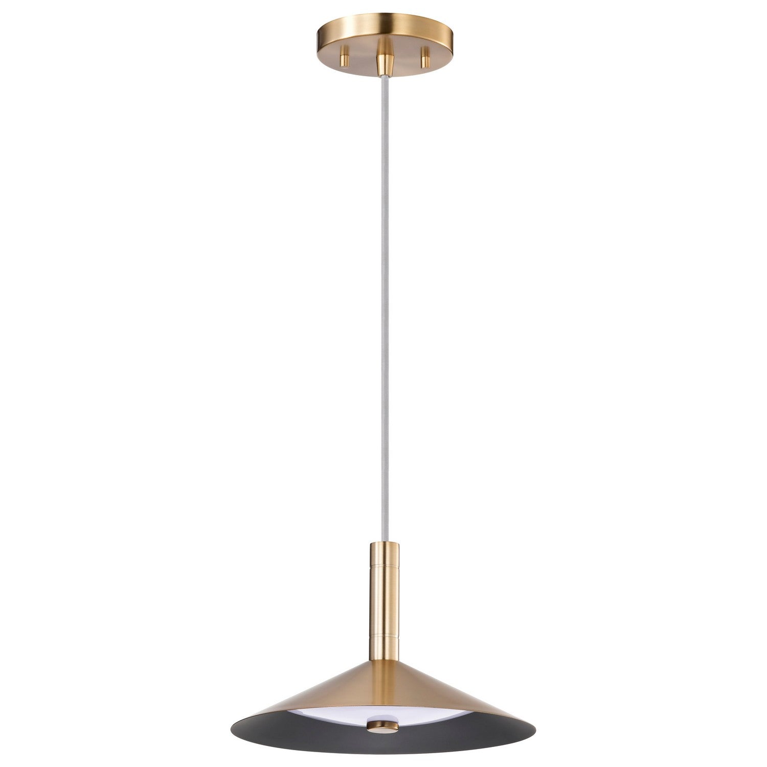 Nuvo Lighting - 62-2091 - LED Pendant - Corrine - Burnished Brass