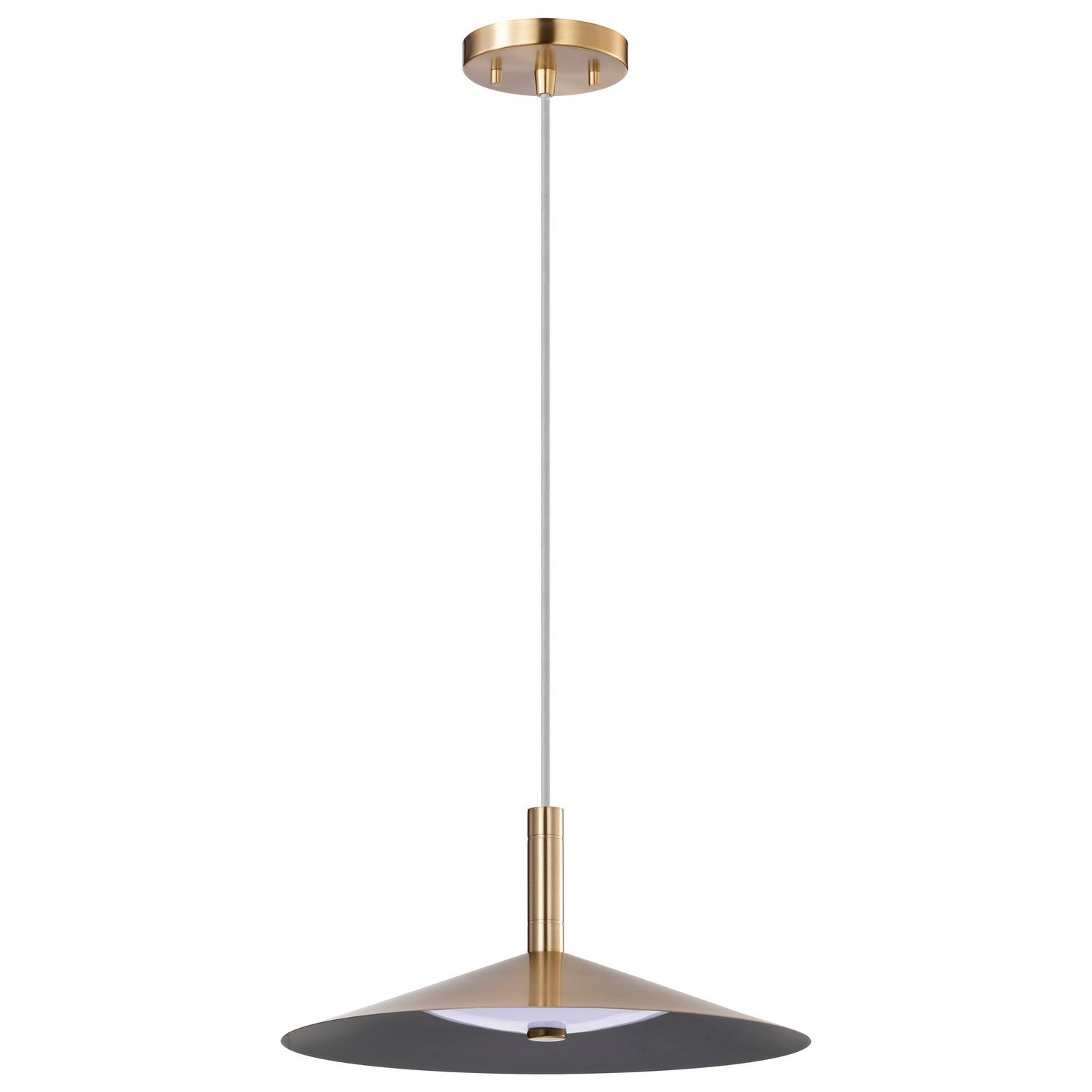 Nuvo Lighting - 62-2092 - LED Pendant - Corrine - Burnished Brass