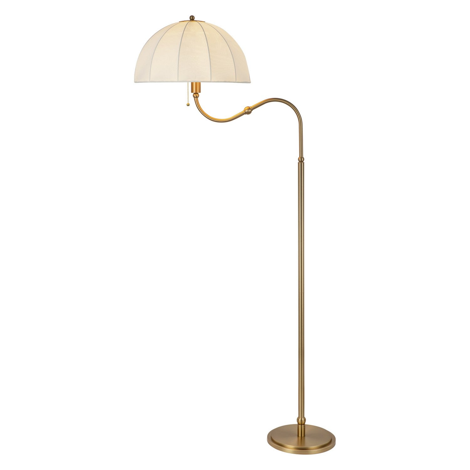 Alora - FL661068BG - One Light Floor Lamp - Crosby - Brushed Gold