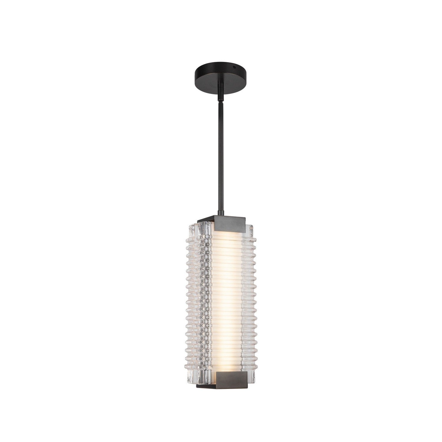 Alora - PD374316UBCR-UNV - LED Pendant - Alai - Urban Bronze/Ribbed Glass