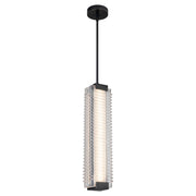 Alora - PD374624UBCR-UNV - LED Pendant - Alai - Urban Bronze/Ribbed Glass
