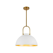 Alora - PD504016WH - One Light Pendant - Harper - White