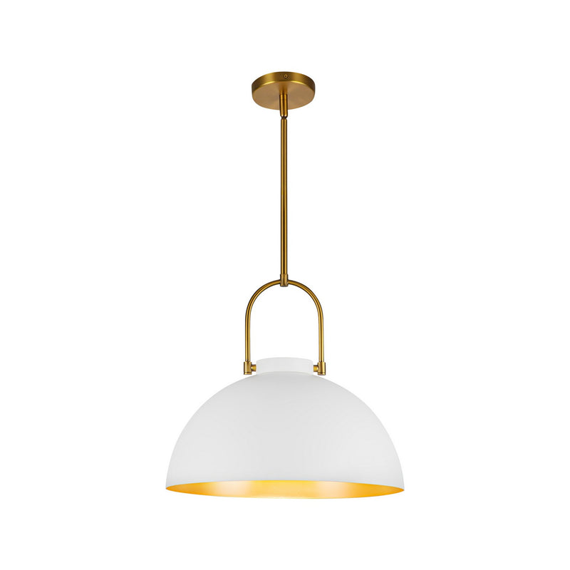 Alora - PD504016WH - One Light Pendant - Harper - White
